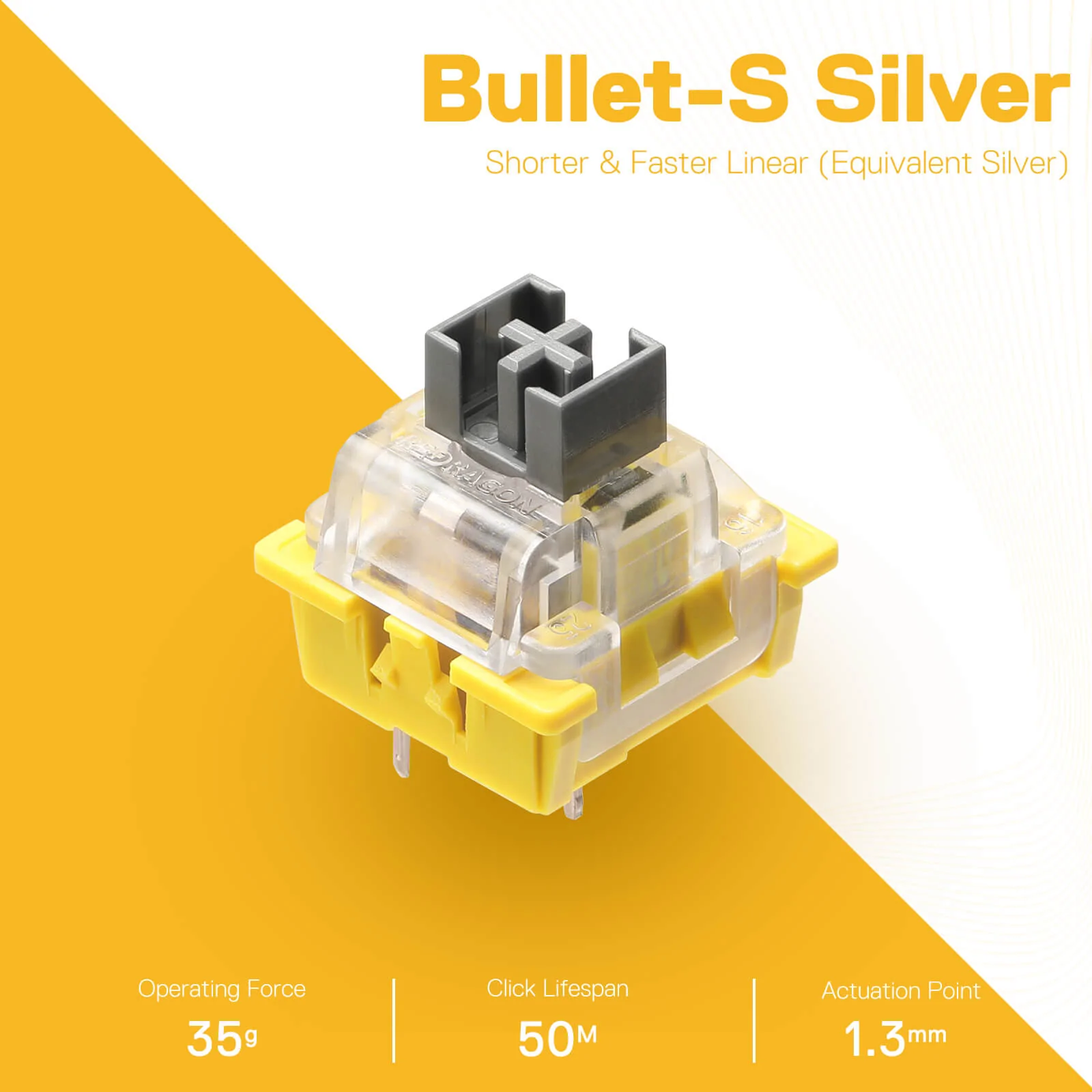 سوئیچ کیبورد مکانیکال ردراگون مدل A113 Bullet S