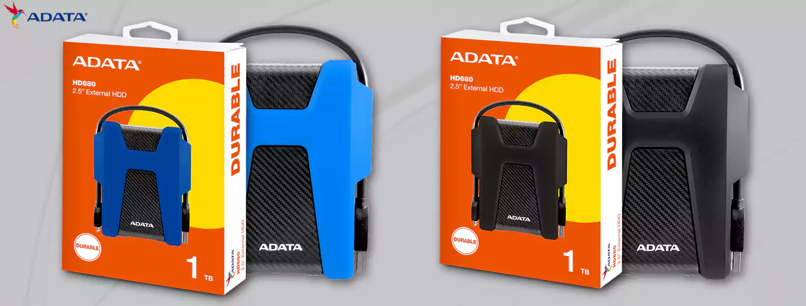 هارد اکسترنال ای دیتا مدل ADATA HD680 ظرفیت 1 ترابایت