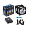 فن 3 تایی کیس گیمینگ لیان لی مدل UNI FAN AL120 RGB BLACK