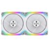 فن 2 تایی کیس گیمینگ لیان لی مدل UNI FAN SL140 RGB WHITE