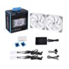 فن 2 تایی کیس گیمینگ لیان لی مدل UNI FAN SL140 RGB WHITE