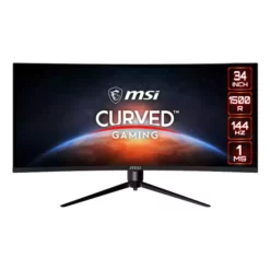 مانیتور گیمینگ منحنی 34 اینچی ام اس ای مدل MSI Optix MAG342CQR 34 Inch