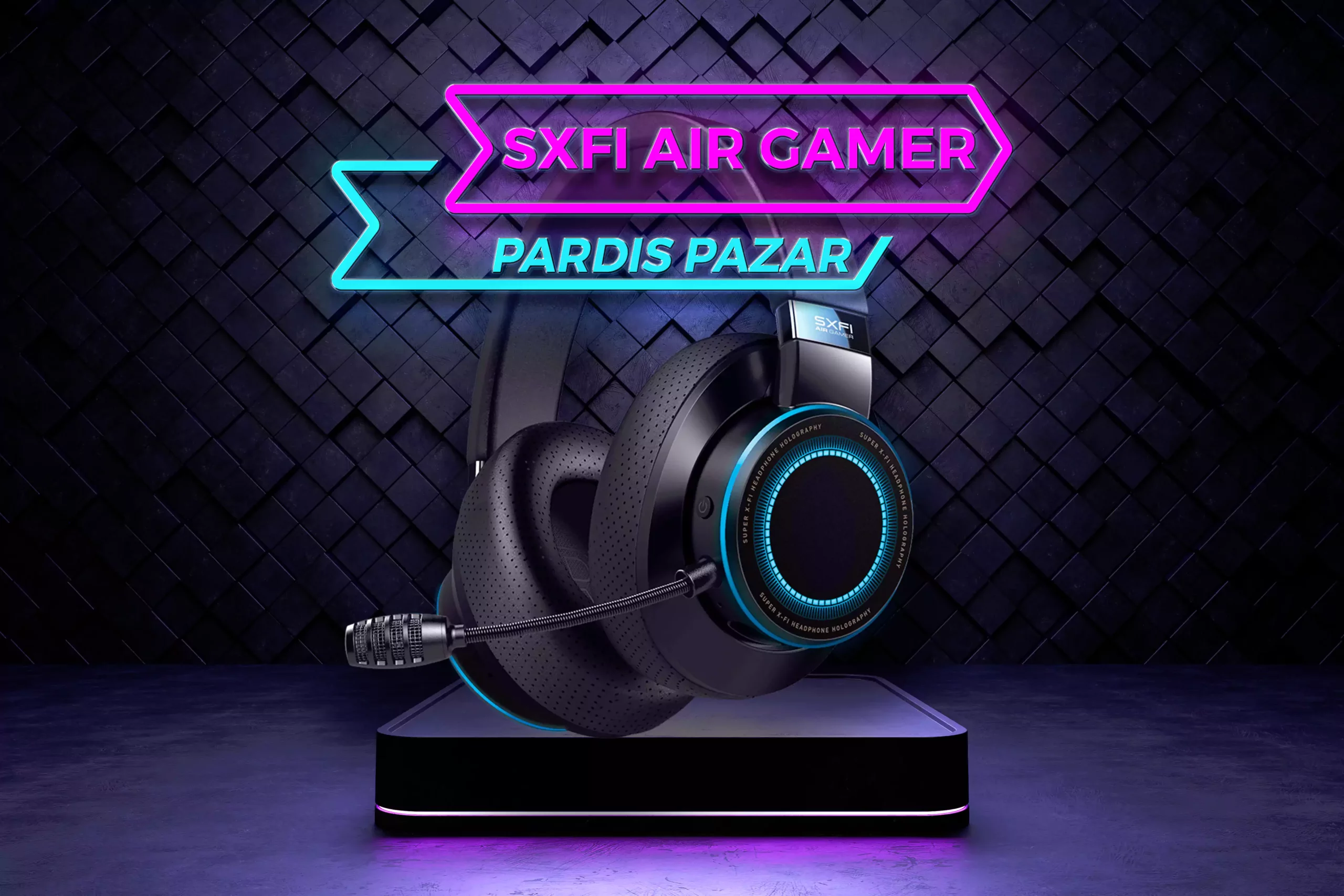 هدست گیمینگ کریتیو مدل CREATIVE SXFI AIR GAMER