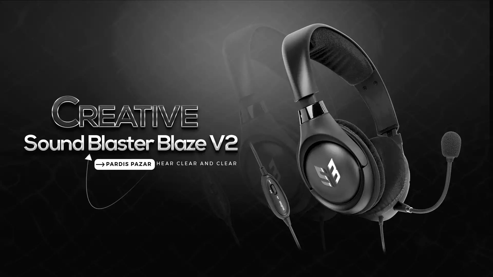 هدست گیمینگ کریتیو مدل Creative Sound Blaster Blaze V2