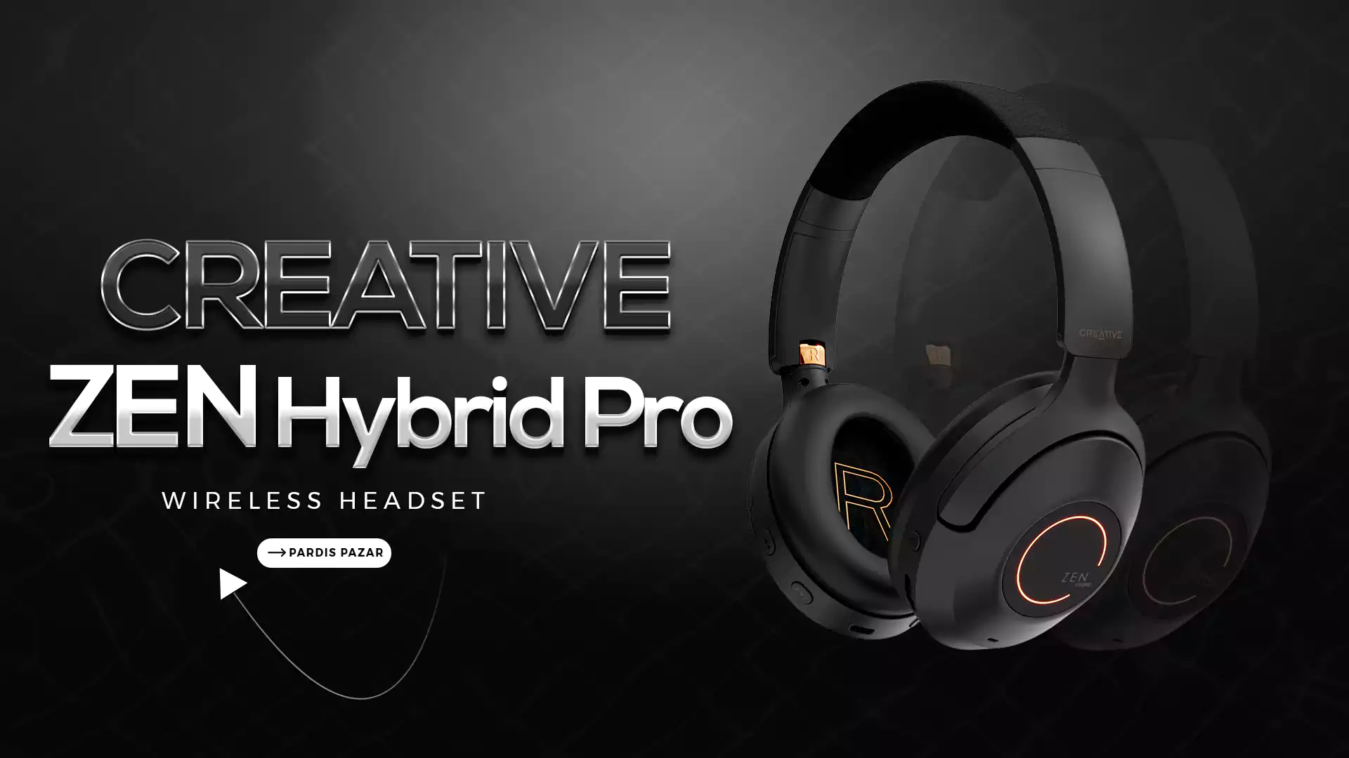 هدست بی‌سیم کریتیو مدل Creative ZEN Hybrid Pro