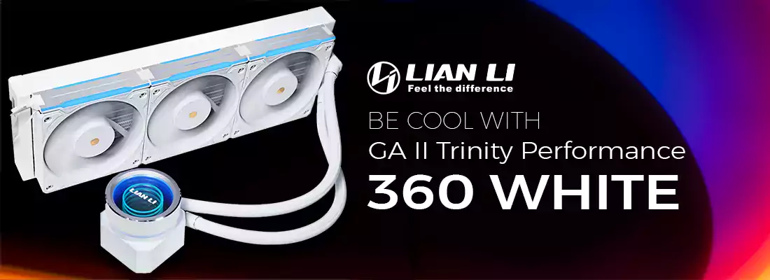 خنک کننده مایع پردازنده لیان لی GA II Trinity Performance 360 White