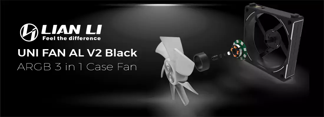 فن کیس لیان لی مدل UNI FAN AL V2 Black