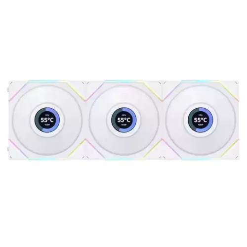 فن کیس لیان لی مدل UNI FAN TL LCD 120 White