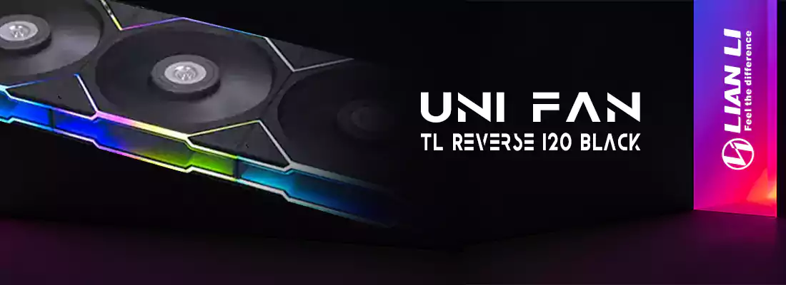 فن کیس لیان لی مدل UNI FAN TL Reverse 120 Black