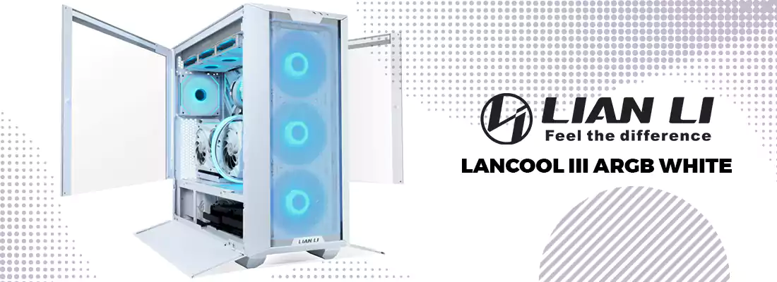 کیس گیمینگ لیان لی مدل LANCOOL III ARGB WHITE