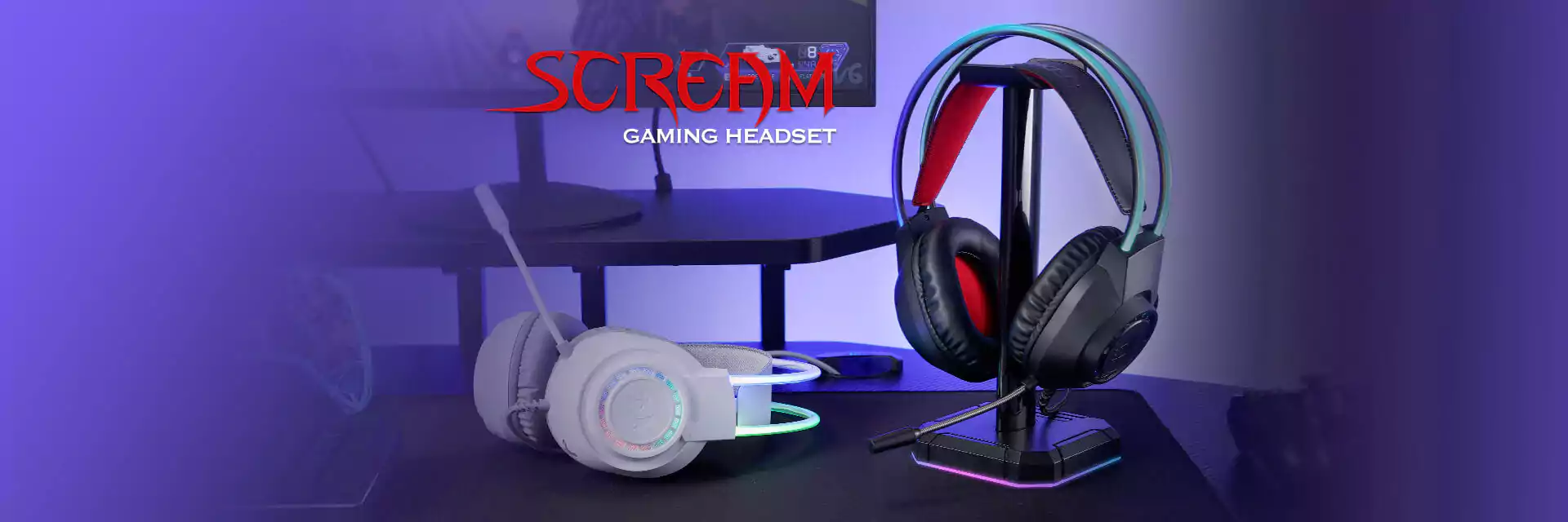 هدست ردراگون Redragon SCREAM H231 White