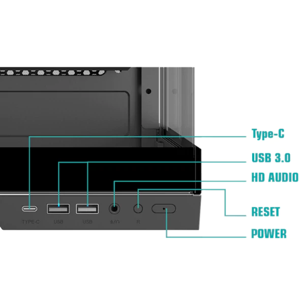 کیس گیمینگ اوست GT-AQ12-MB